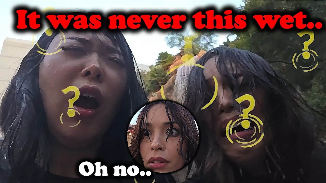 Valkyrae & ExtraEmily Get Absolutely Wrecked by the Water Ride