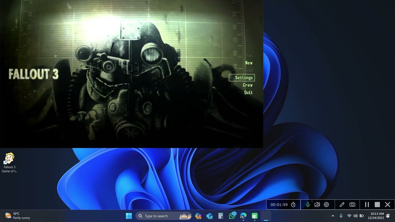 FALLOUT 3 GOTY EDITION fix not launch. not working epic games