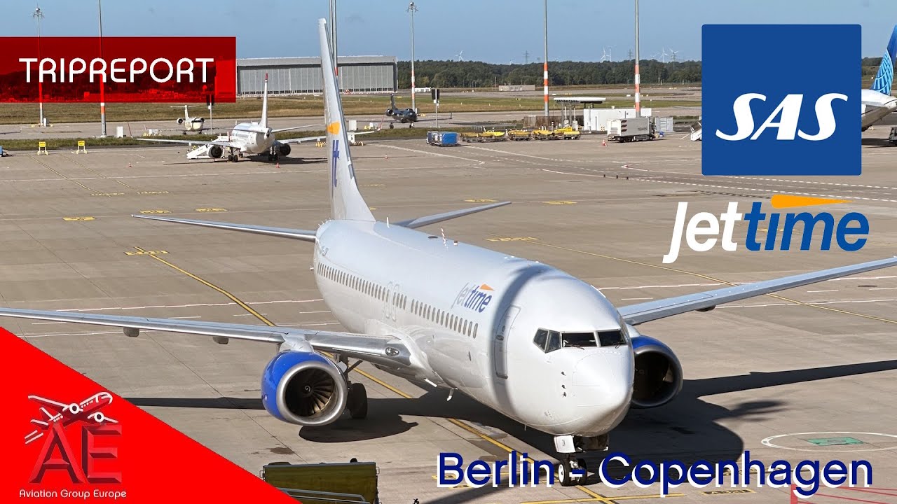 TRIPREPORT 4K | SAS operated by JetTime Boeing 737-800 OY-JZM | Berlin - Copenhagen | 24.08.2025