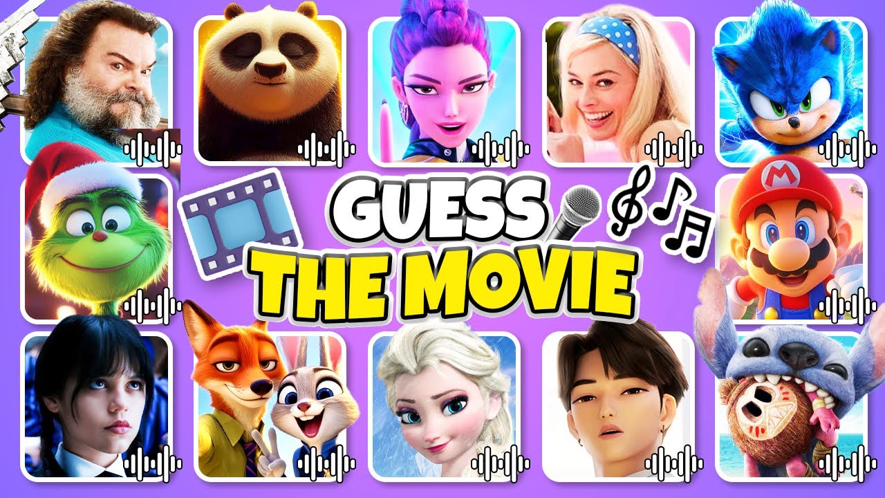 Угадай фильм по песне! 🍿🎬 K-pop Охотники на демонов, Среда, Minecraft, Фредди 2, Disney 🎶