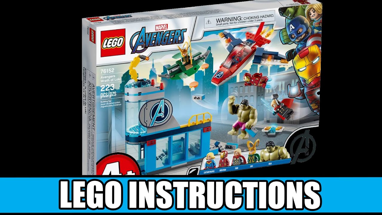 LEGO Instructions: How to Build LEGO Avengers Wrath of Loki - 76152 (LEGO MARVEL)