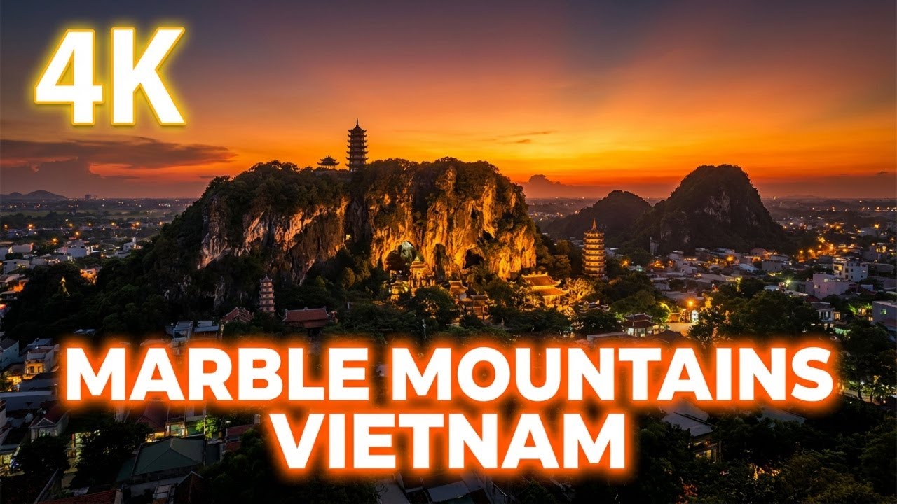 MARBLE MOUNTAINS 4K | Vietnam's Most Iconic Limestone Cliffs