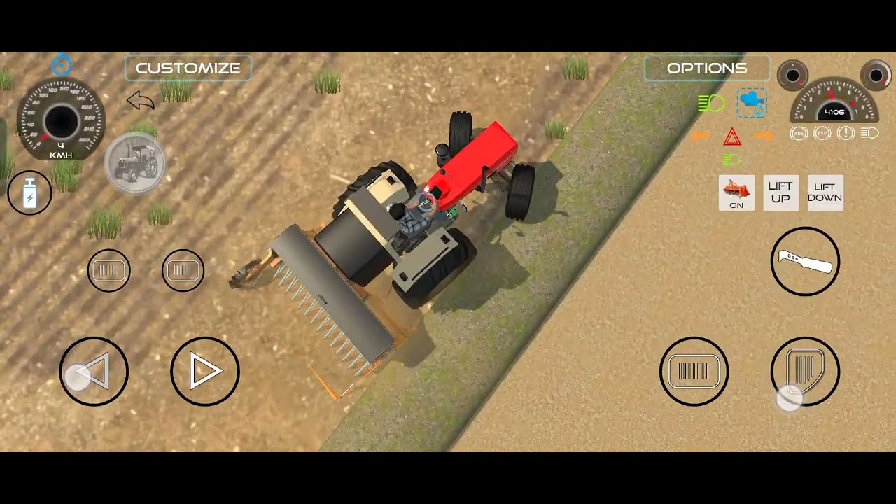 સરાજ ટ્રેક્ટર રોટાવેટરપેરણી TRACTOR LOVERS #viral #automobile #gaming