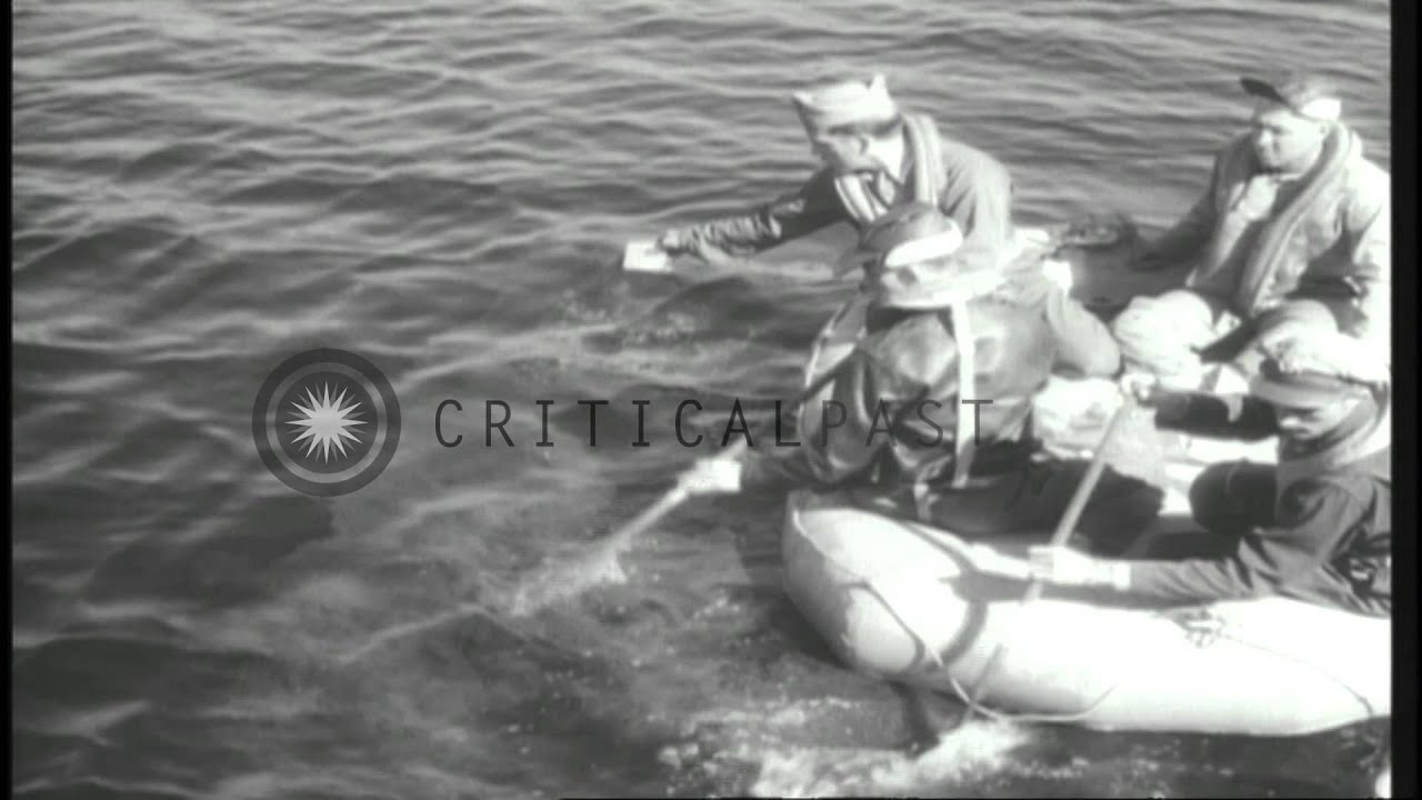 U.S. Army Information film about air sea rescue using B-17 and A-24 aircraft and ...HD Stock Footage