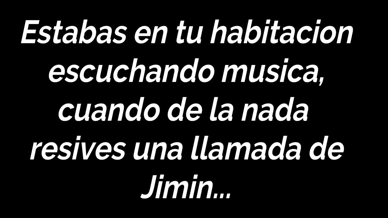 Enamorense, video llamada con Jimin❤