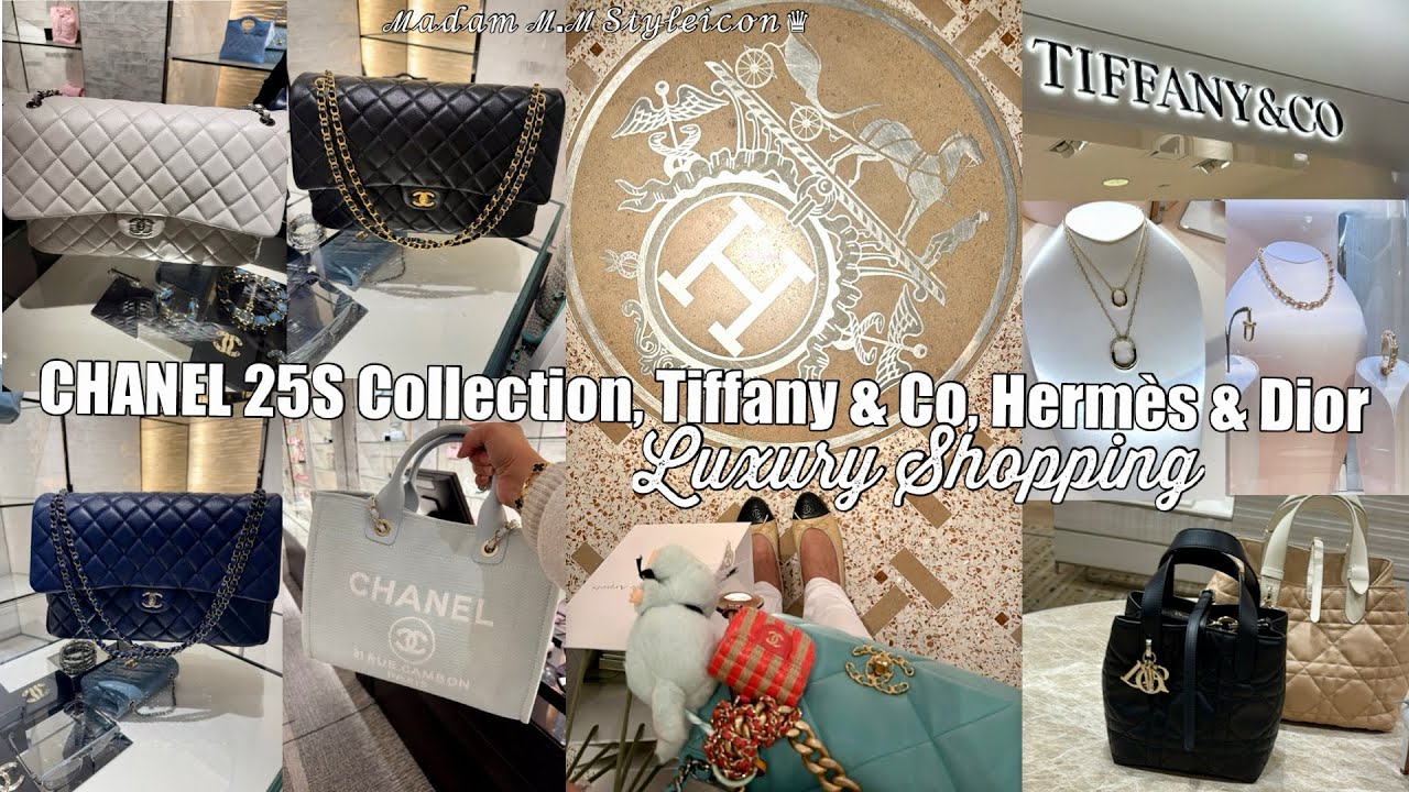 CHANEL 25S Shopping Vlog with Prices Ft. MAXI Classic Flap, Tiffany & Co New SM Knot and Dior |ℳ.ℳ ♛