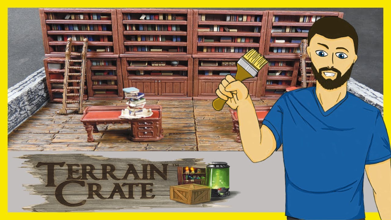 How To Paint| Library Set/Terrain crate [Mantic Games]