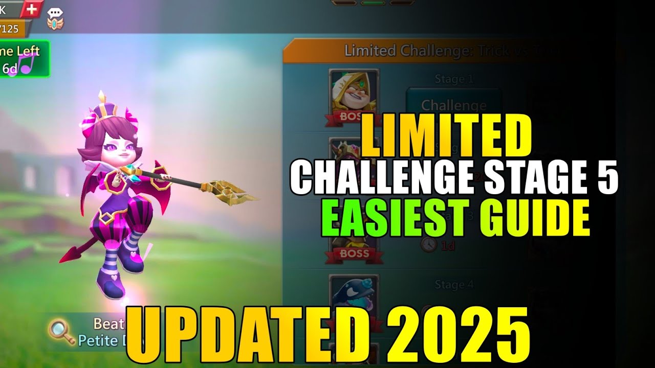 Limited Challenge Trick vs Trick Stage 5 Easiest Strategy|Petite Devil Stage 5|Beatrix Stage 5 Auto