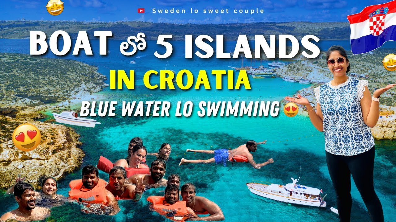 😍5 Islands Speed Boat Tour from Split 🇭🇷 | Best Swimming🌊 Spots in Croatia! 