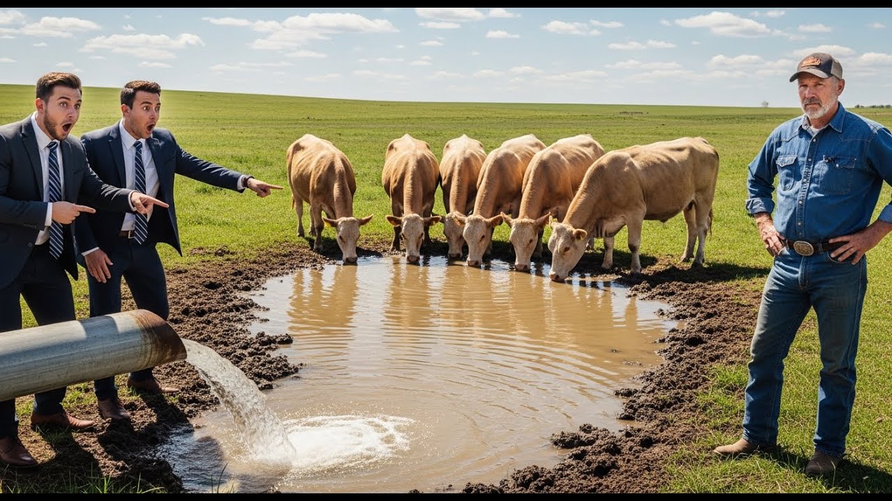 HOA Stole My Land for a Pipeline — Then Froze When They Saw My Cattle Drinking From It