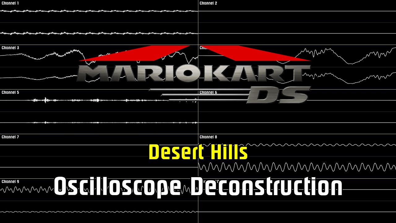 Mario Kart DS - Desert Hills [Oscilloscope Deconstruction]