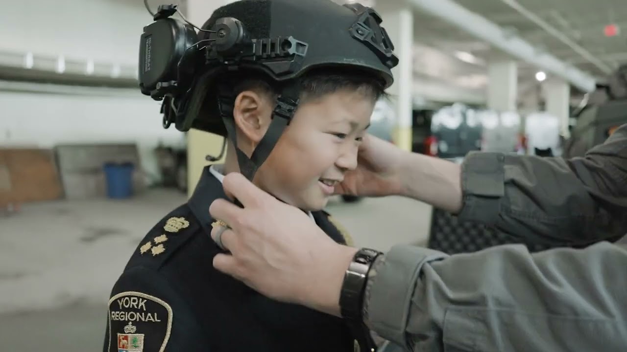 York Regional Police - Grade 5 Student is Chief for a Day
