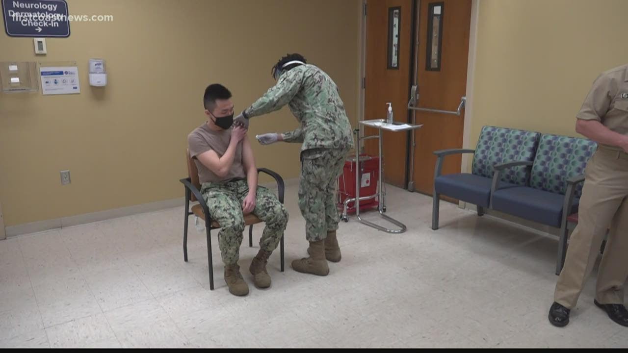 Naval Hospital Jacksonville  administers first round of COVID-19 vaccines