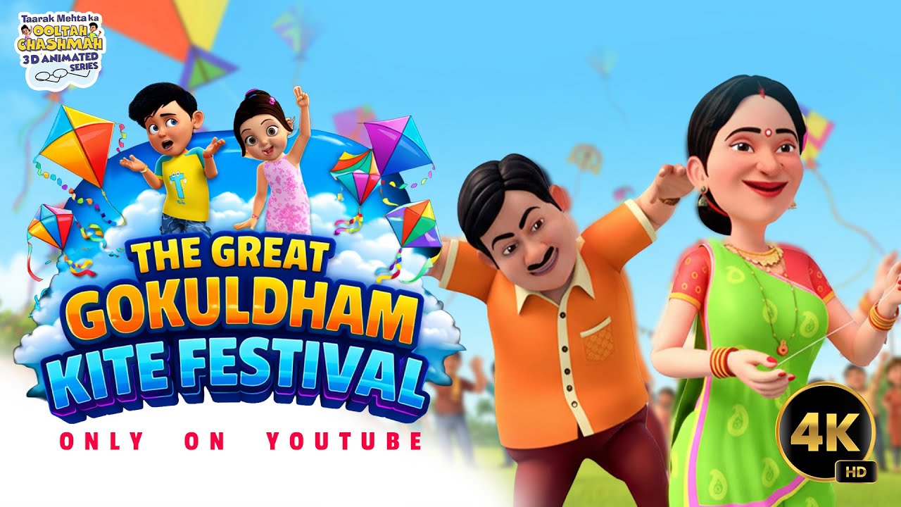The Great Gokuldham Kite Festival | New Episode | Makar Sankranti Special | Animation #hindi
