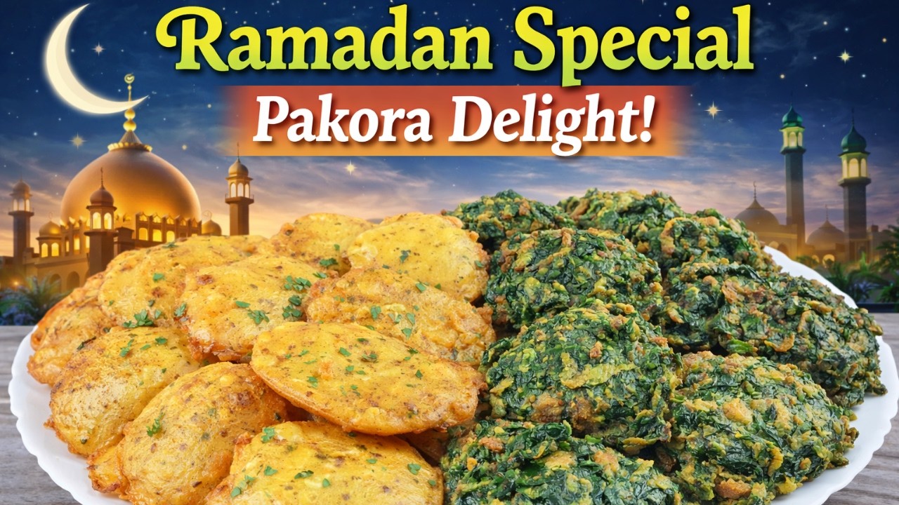 Ramzan Special Aloo Palak Pakora Recipe | Crispy Iftar Pakoras | Easy & Quick
