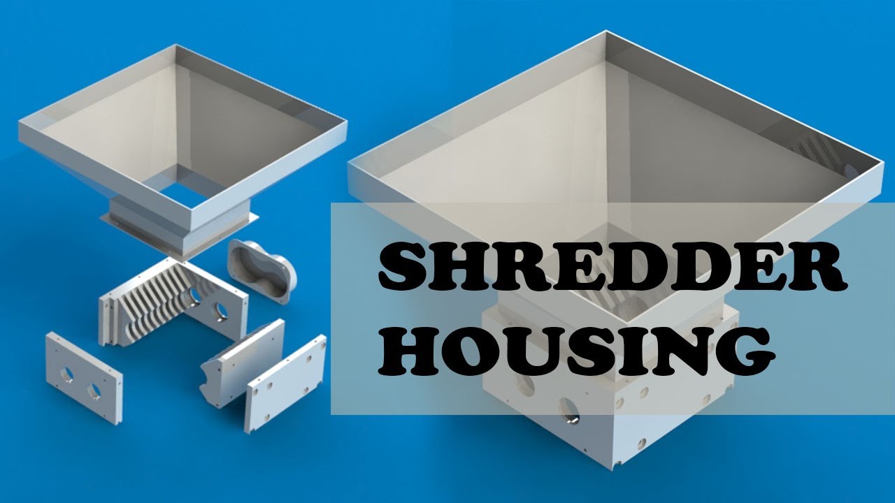 SOLIDWORKS TUTORIAL : SCRAP METAL SHREDDER PART 2/3