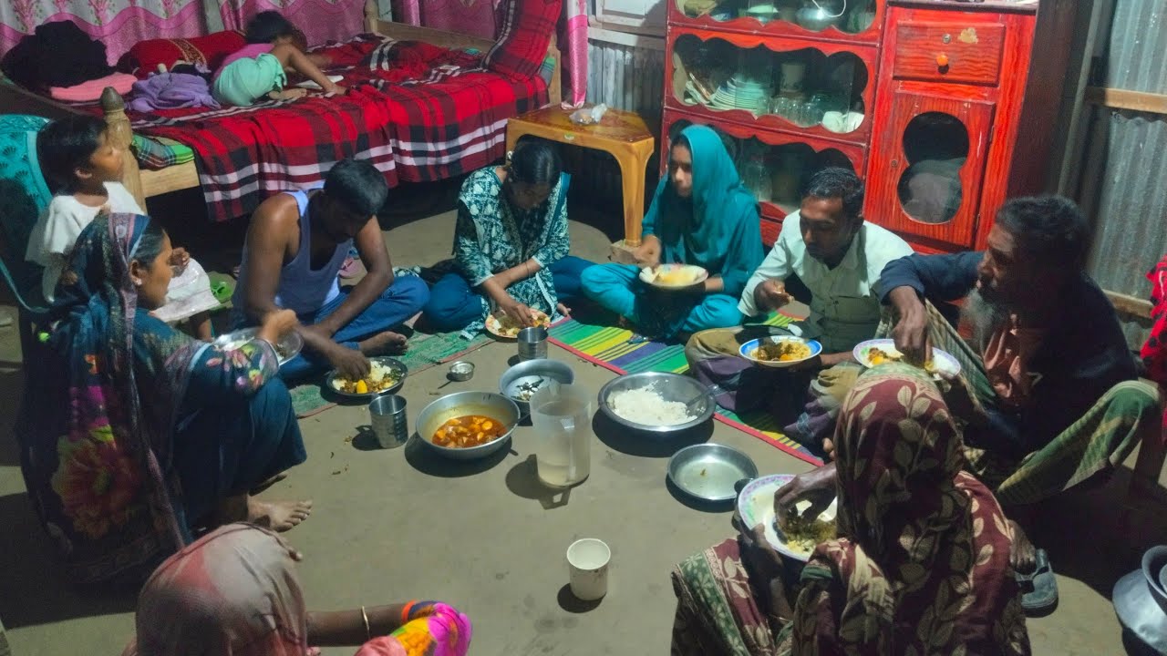 রা‌তের বেলা কি দি‌য়ে মেহমানদা‌রি  করলাম