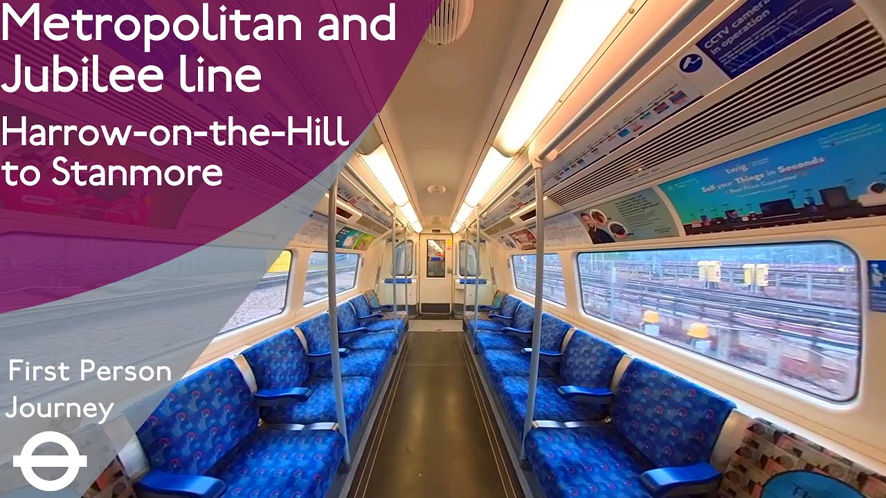 London Underground First Person Journey - Harrow-on-the-Hill to Stanmore