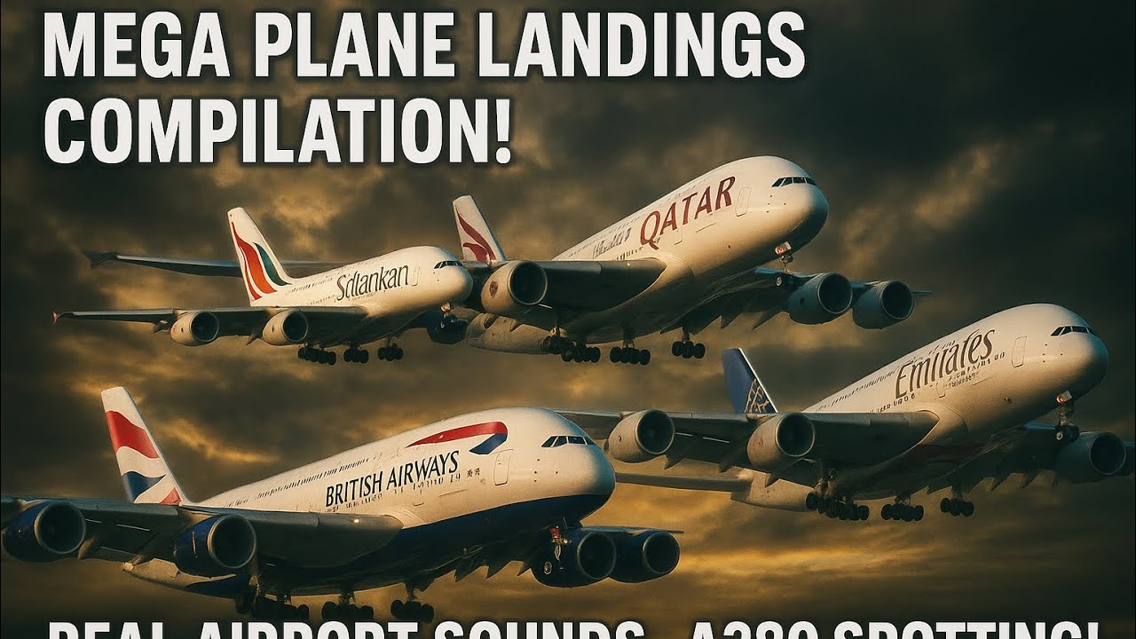 Relaxing Plane Spotting at Colombo Airport | Jet Sounds & Smooth Landings (4K ASMR) 