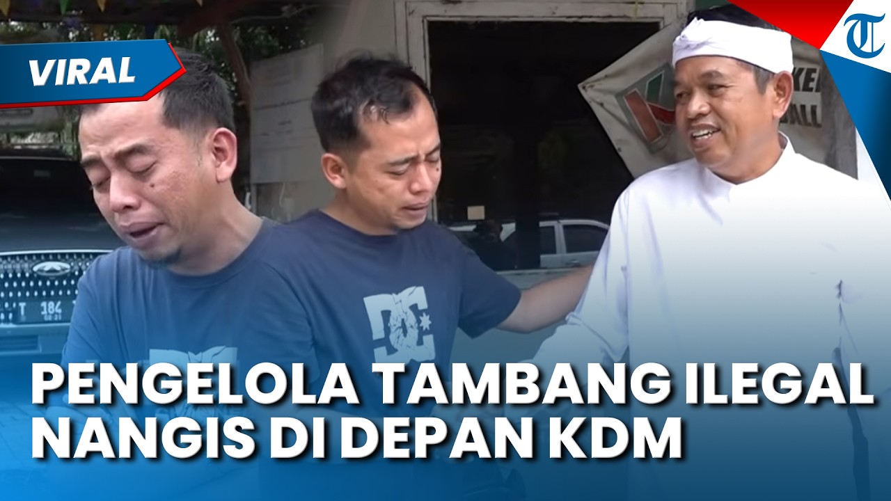 NANGIS DI DEPAN DEDI MULYADI! Pengelola Tambang Ilegal Ini Malah Curhat Kesulitan saat Disidak