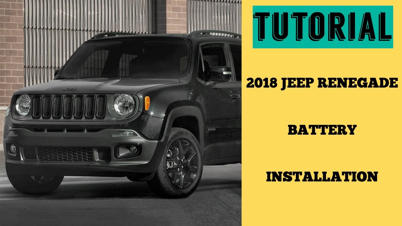 How to Install a 2018 Jeep Renegade Battery | Step by Step