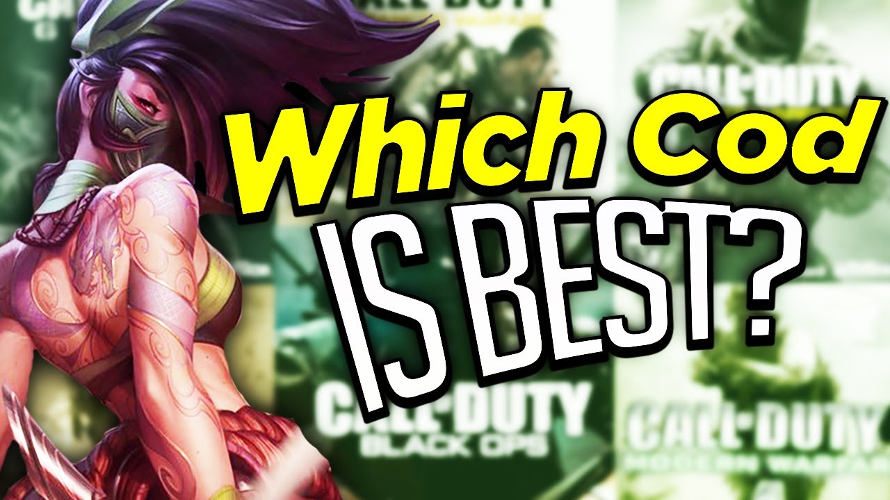 Pro COD Player Ranks the BEST Call of Duty Games!