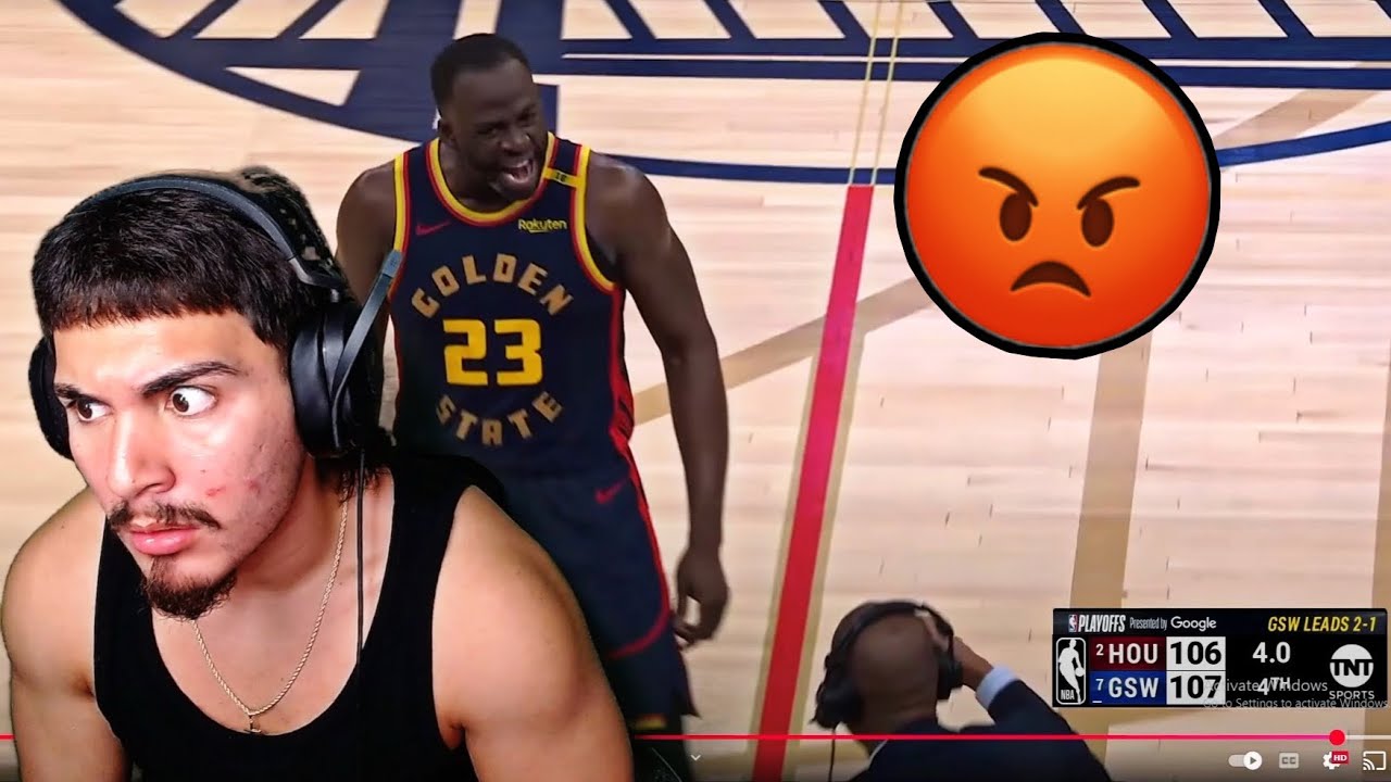Draymond Green... Warriors Hater Reacts To Warriors vs Rockets Game 4 Full Highlights | 2025 WCR1