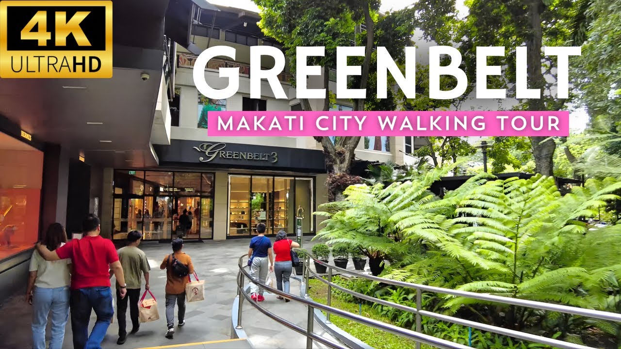 Makati’s Luxury Oasis – Greenbelt Walking Tour (Manila, Philippines) [4K]