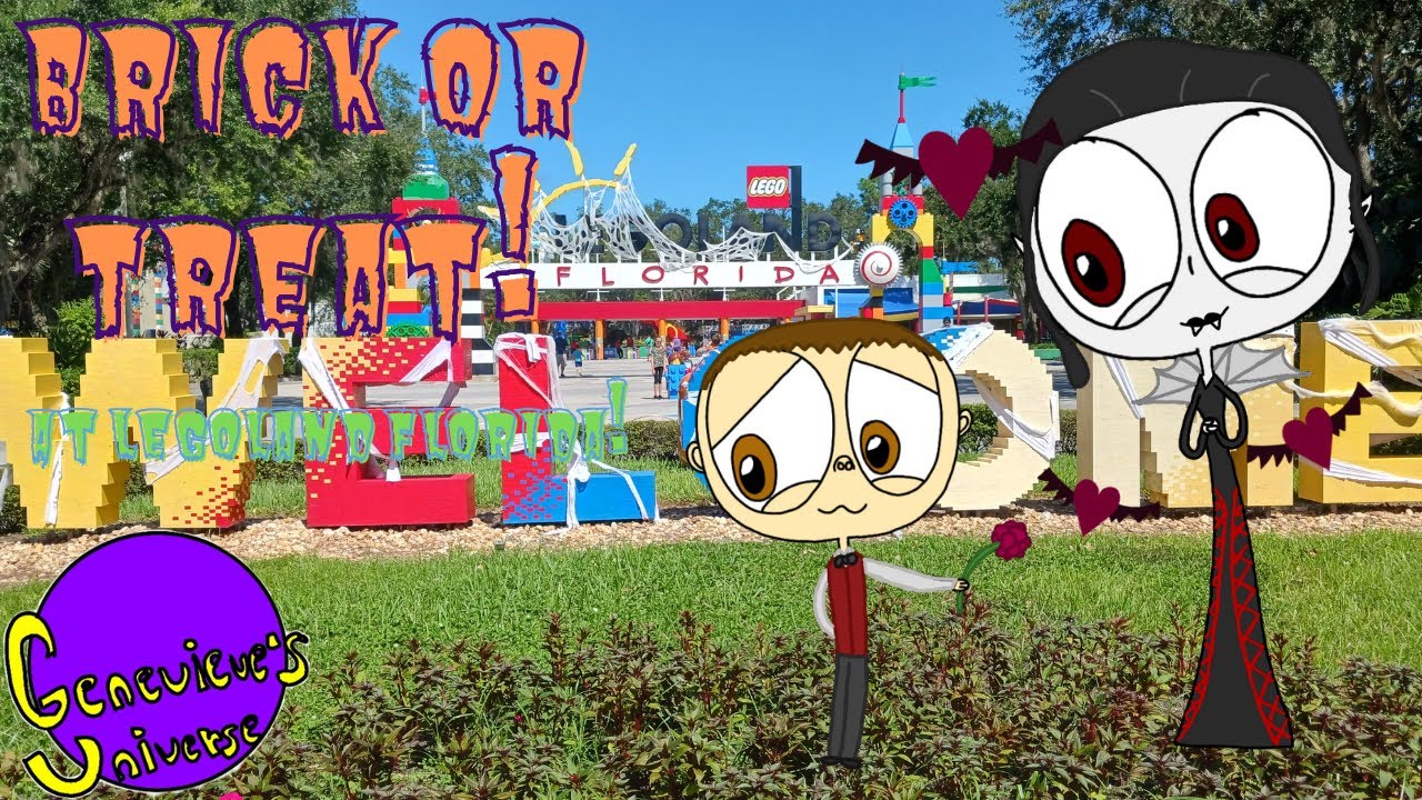 Boog Has a Crush on The Spider Lady?!?!?! |Brick or Treat| Legoland Florida