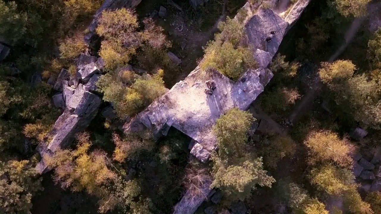 Drone Mavic Pro - St Vaast les Mello / Site des Glâchoirs (15 octobre 2017)