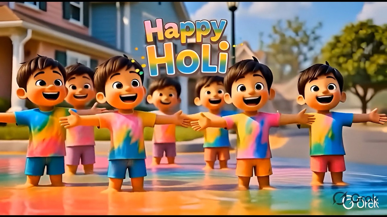 नन्हे बच्चों की होली 🎉 रंग, पिचकारी और ढेर सारी मस्ती | होली 2026 किड्स वीडियो🎶Holi 2026” + “Kids”YT