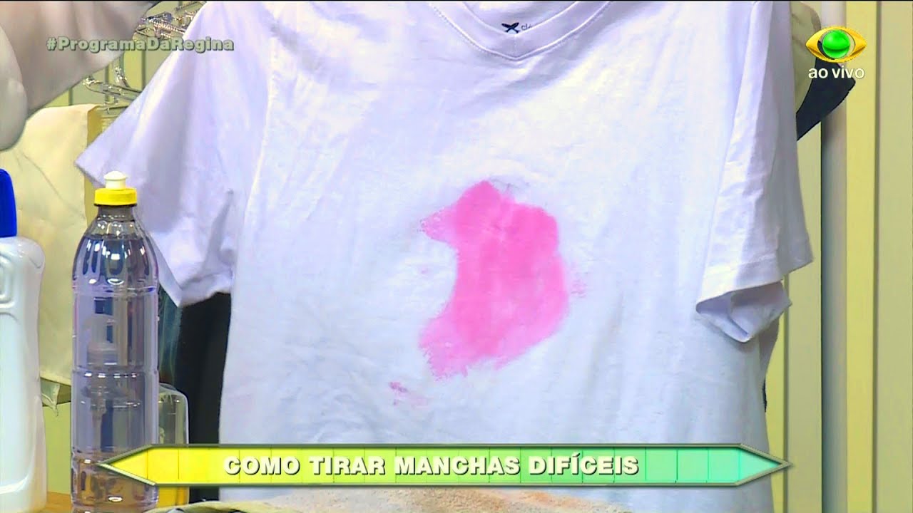 Como remover das roupas vários tipos de manchas ?