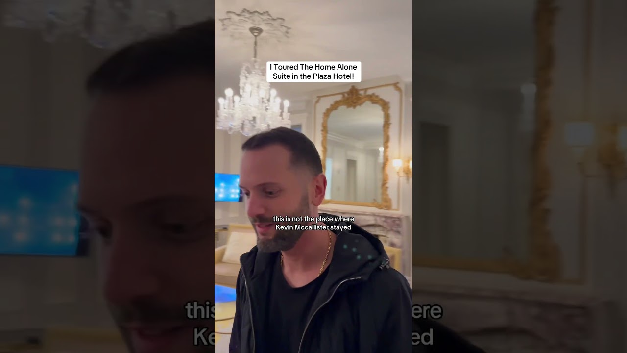 I Toured The Home Alone Suite at the Plaza Hotel! #Shorts