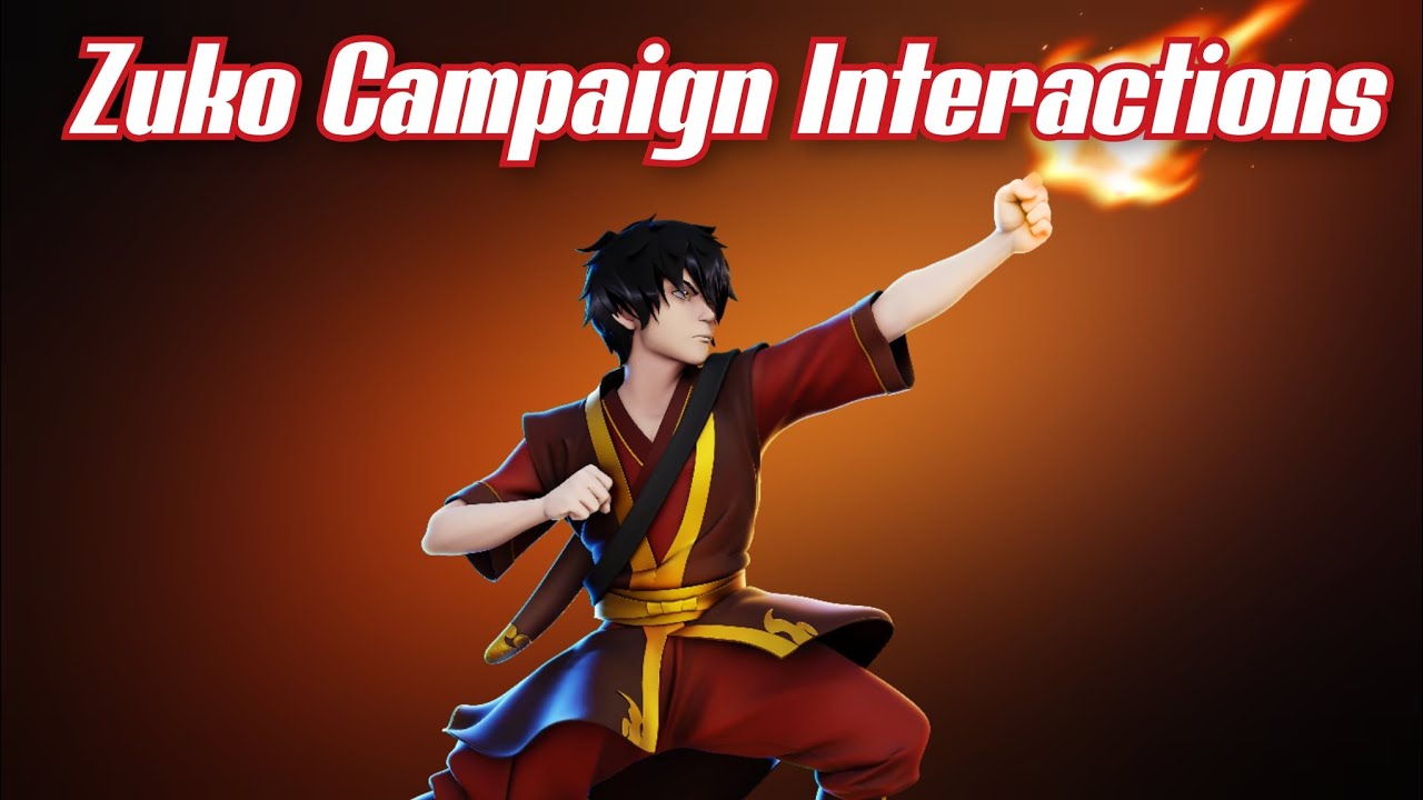 Nickelodeon All-Star Brawl 2 - Zuko Campaign Interactions