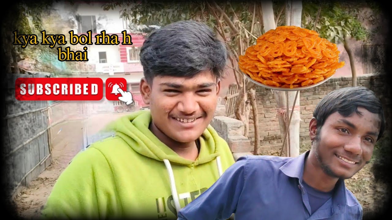 Kya bol diya bhai ne😱/ jalebi khane me sarama gya🫣