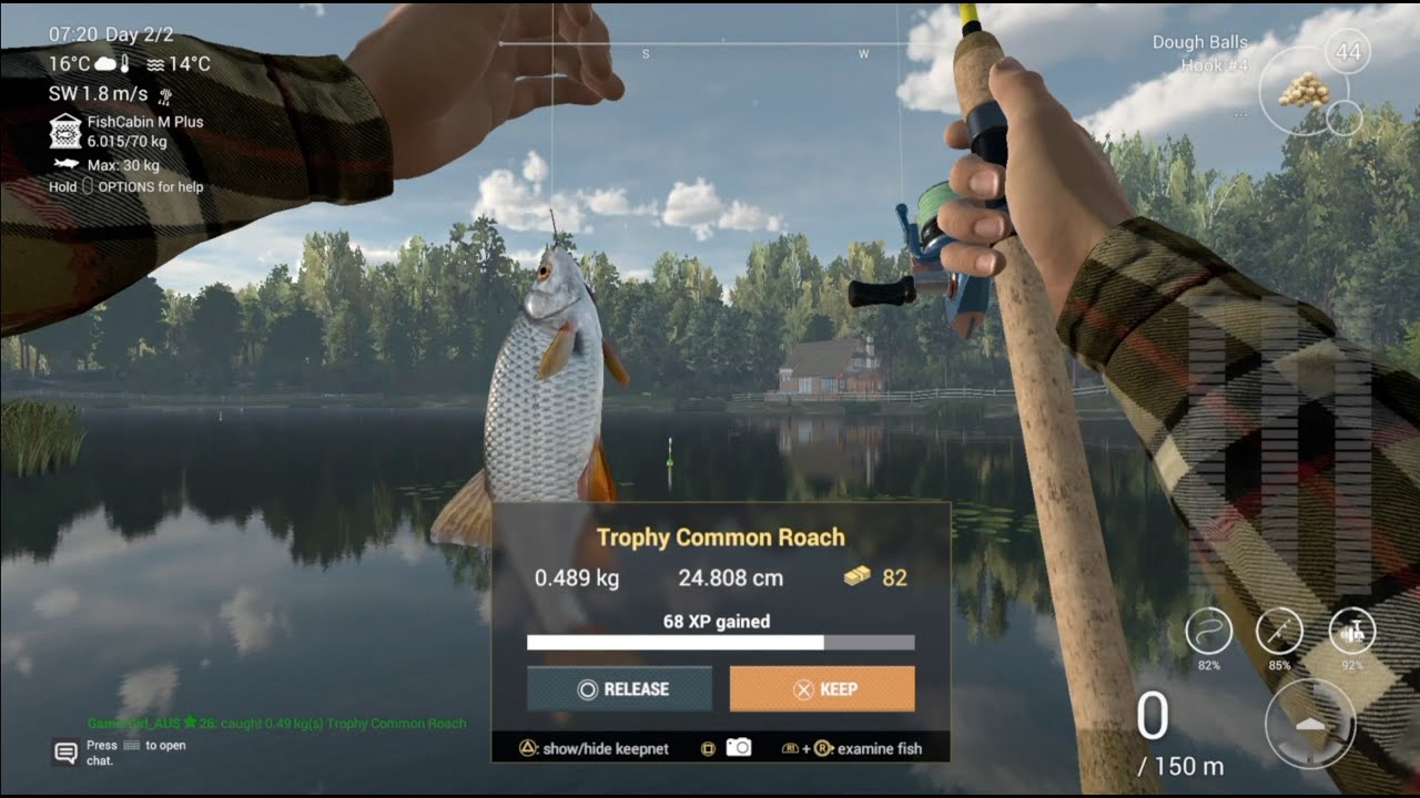 TROPHY Common Roach | LESNÍ VÍLLA FISHERY, Czech | Fishing Planet PS4