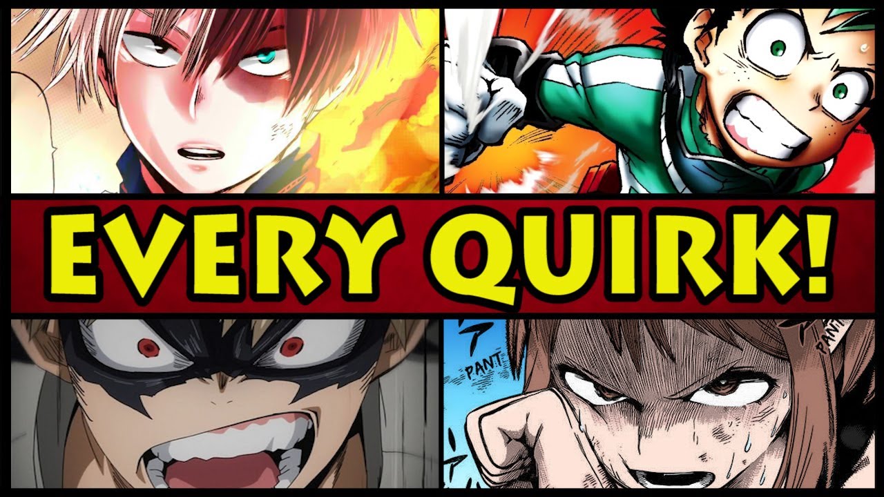 EVERY QUIRK EXPLAINED! | Class 1-A (My Hero Academia / Boku no Hero Academia)