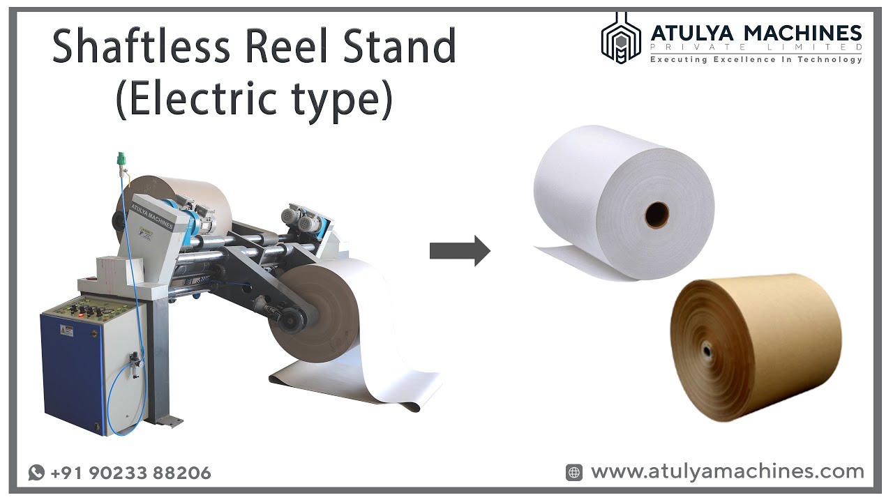 SHAFTLESS REEL STAND | SELF-LOADING REEL STAND | MILL ROLL STAND | AUTOMATIC REEL STAND