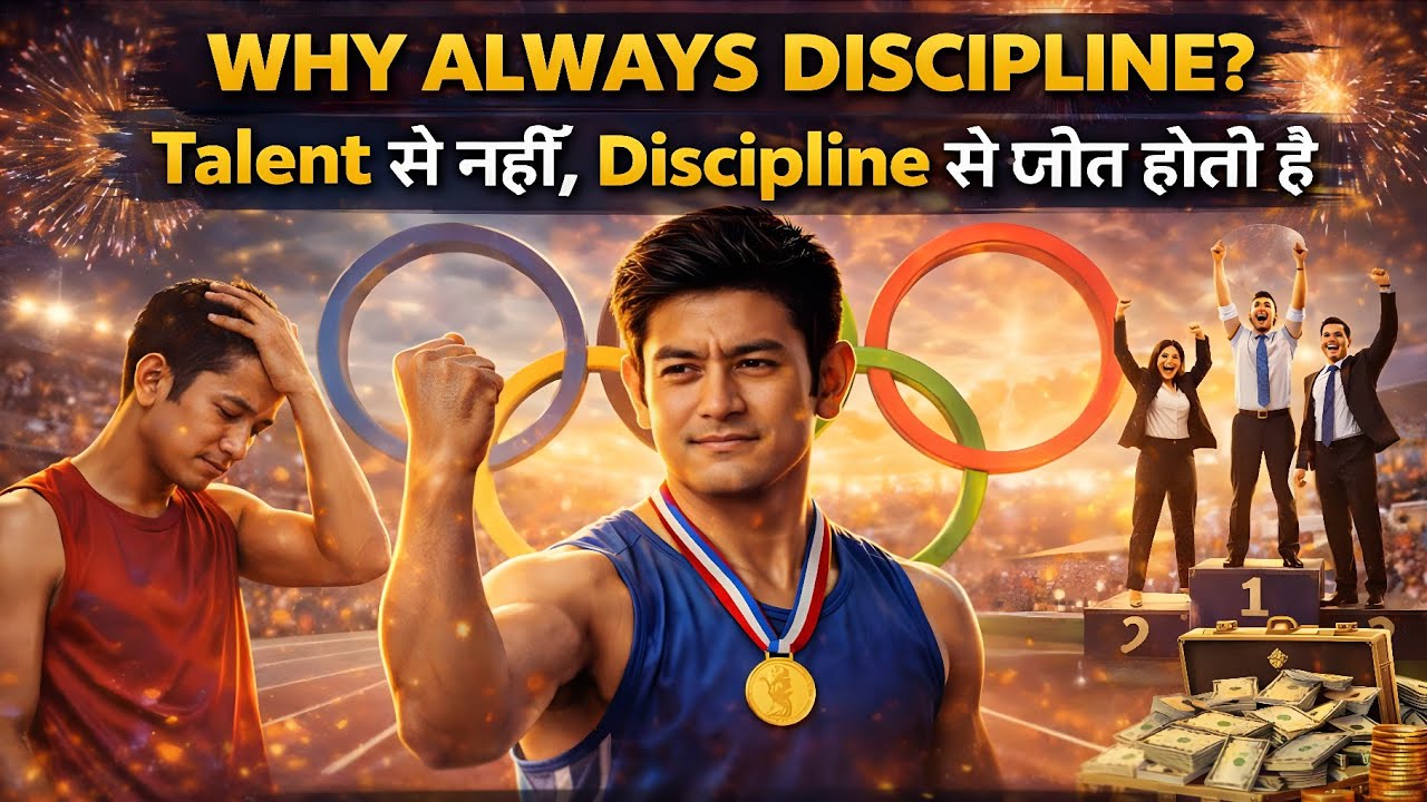 Talent से नहीं, Discipline से जीत होती है | Success Story Explained | Why always Discipline ?
