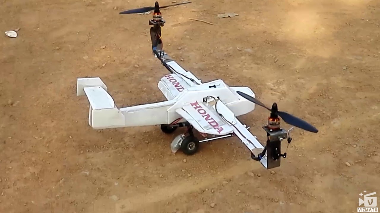 HOW TO MAKE A HELICOPTER. |Out door flying.Homemade vtol dual copter.