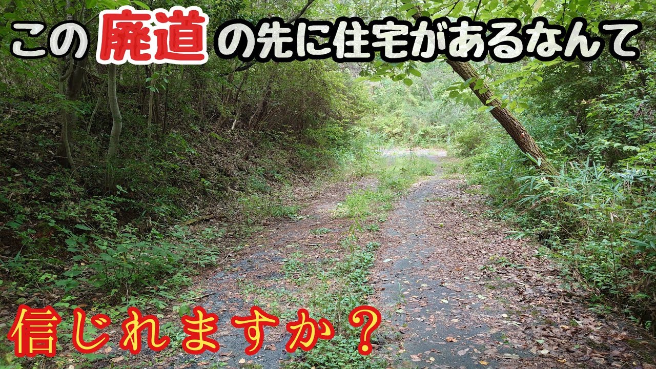 【廃道&住宅街】上空写真じゃ分からなかった事実が想像以上でした！