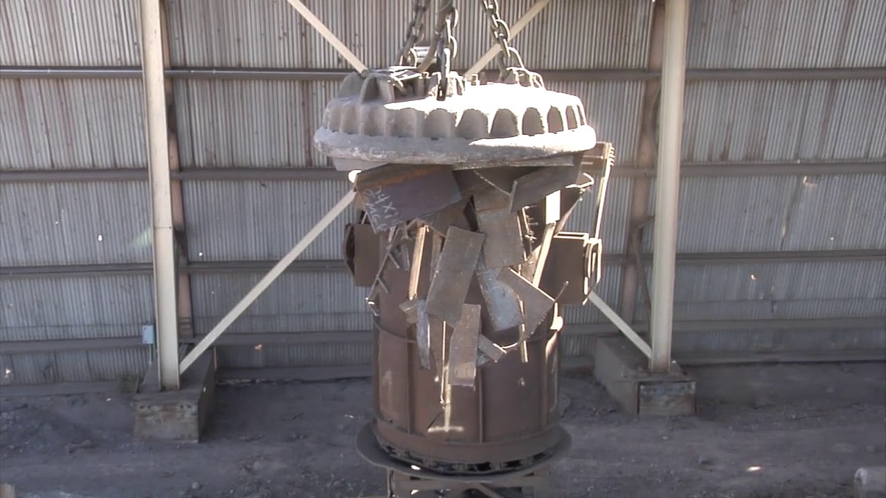 ME Elecmetal Video Foundry Tour - Charge Bucket Loading