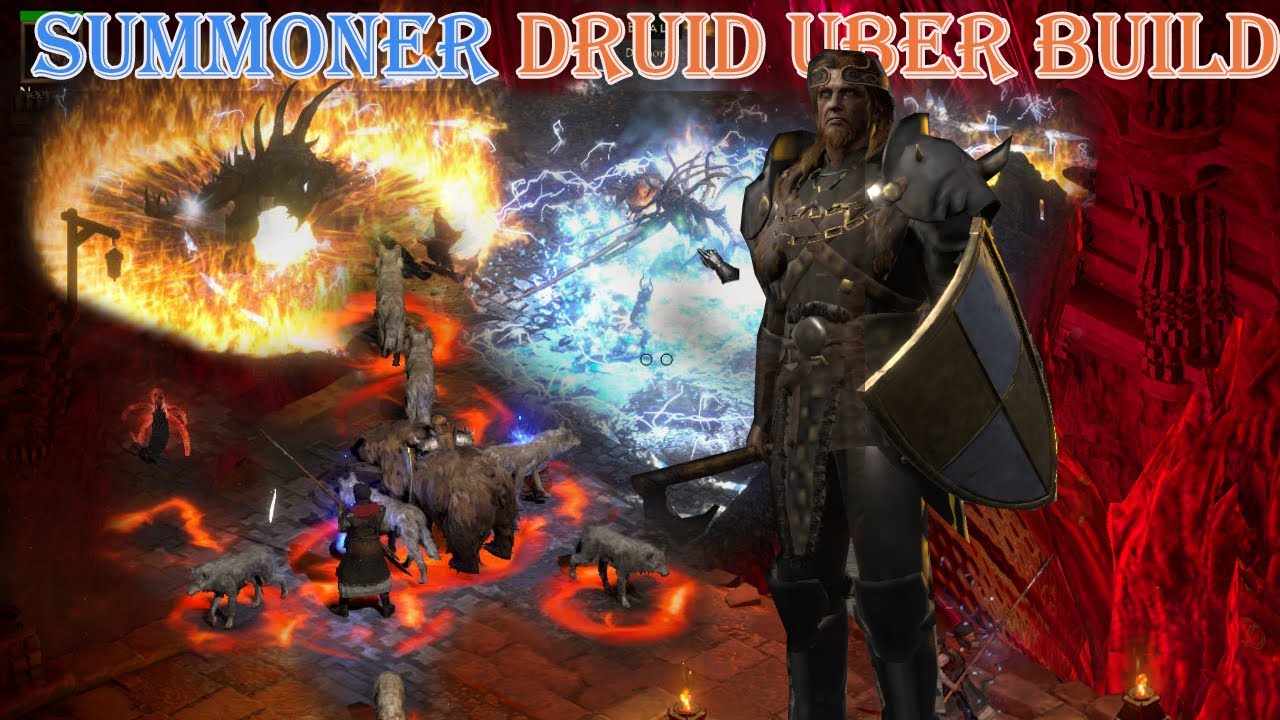 Diablo II Resurrected - Summoner Druid Build Uber Tristram