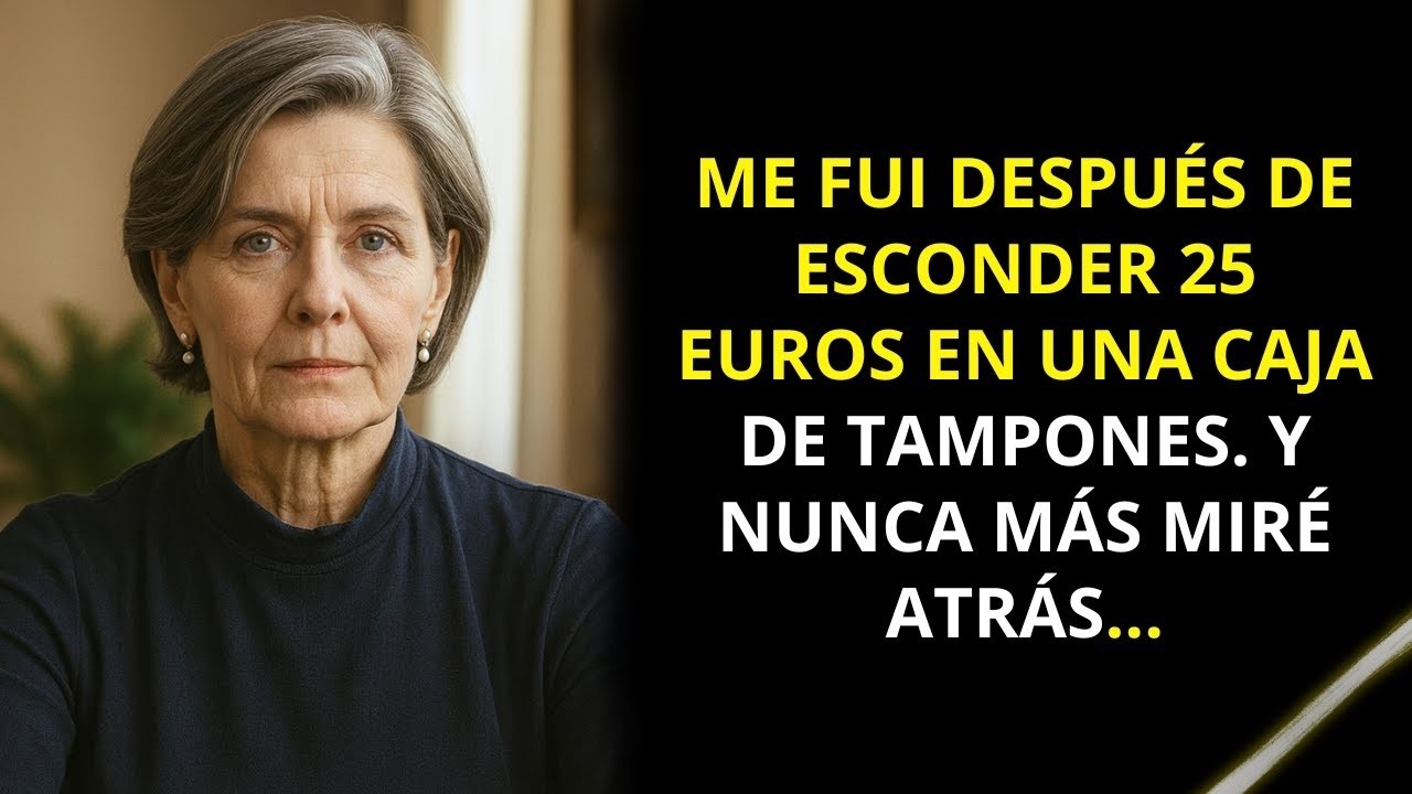 A los sesenta años, dejé a mi marido, con quien viví cuarenta años... Y entonces...