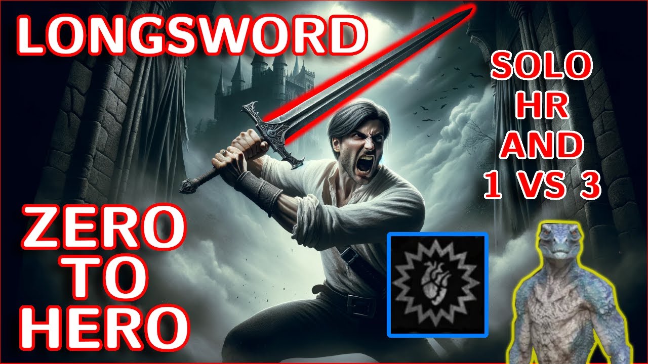 Over 20 Minutes of Longsword Zero to Hero PvP - Dark and Darker