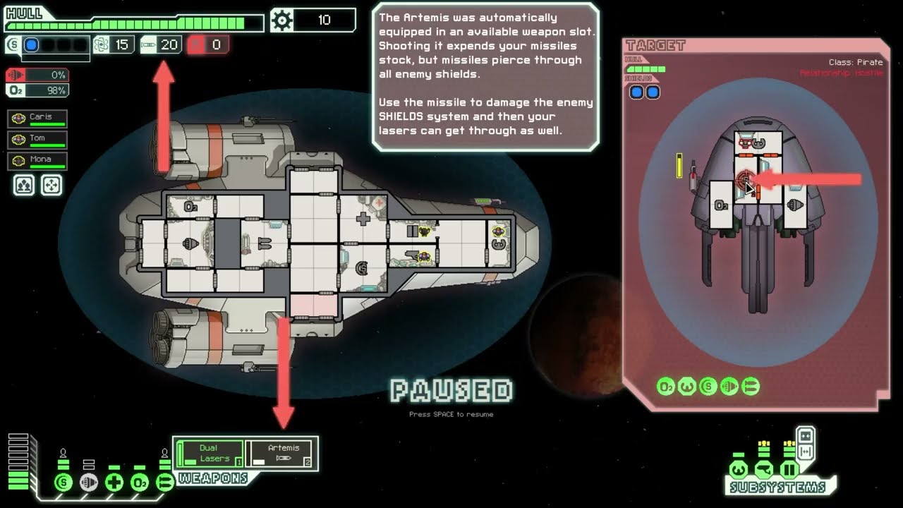 FTL. Прохожу официальный туториал. Озвучка постфактум. Знакомство с интерфейсом. #ftl #gaming