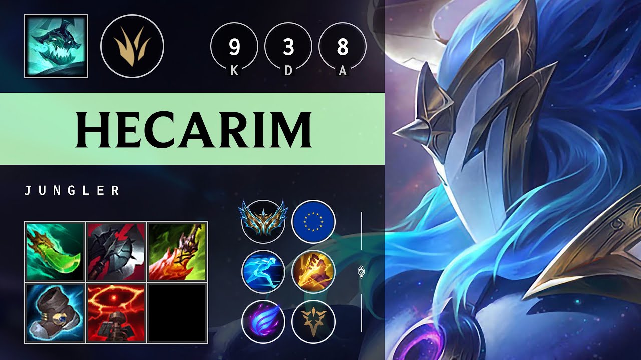 Hecarim Jungle vs Zac - EUW Challenger Patch 25.16