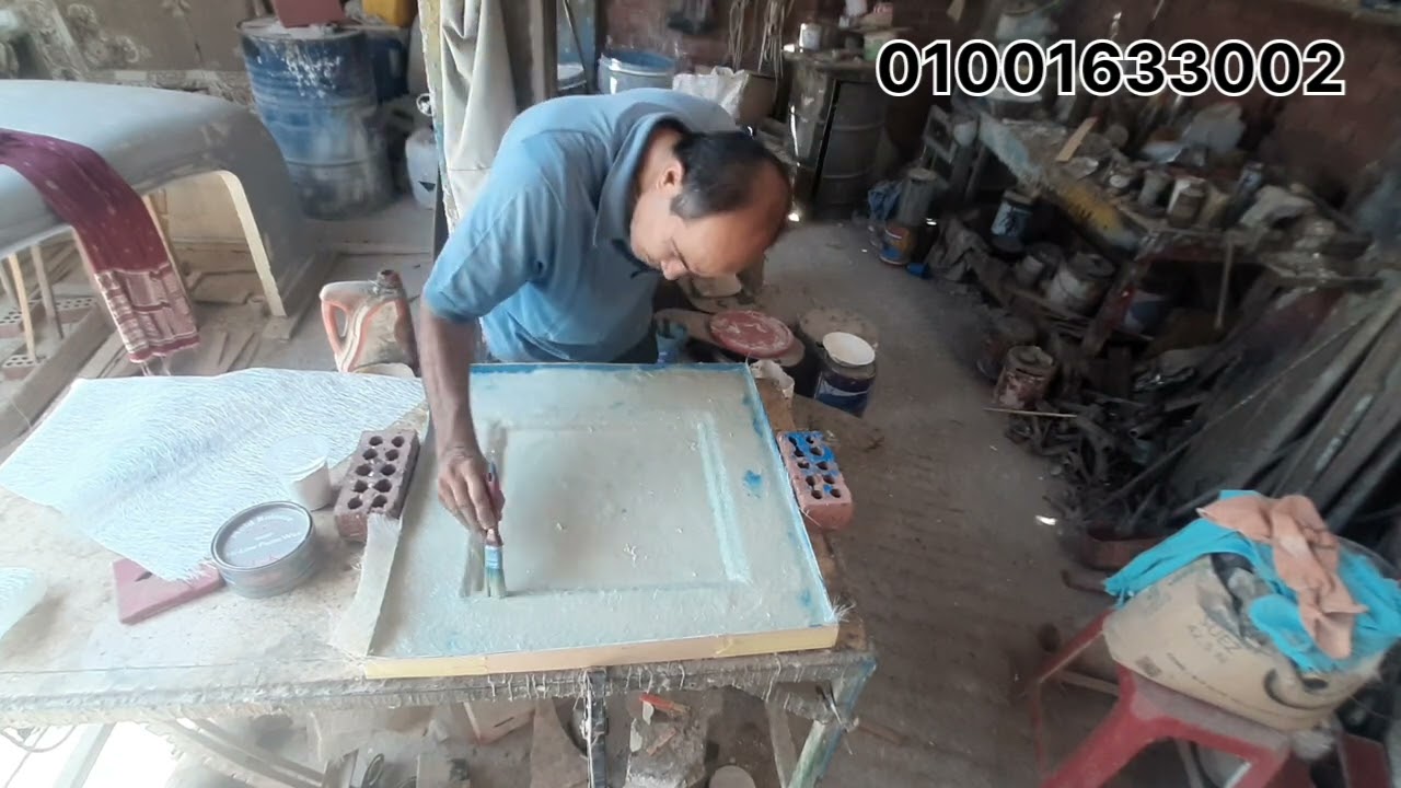 تصنيع صندوق الدليفري المضي مع السويركى للفيبر جلاس من الف إلياء  01001633002    (1 )