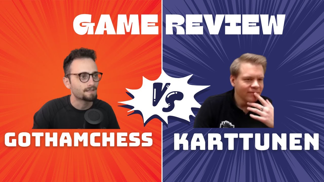 GothamChess vs. Mika Karttunen — My Commentary on Our Blitz Battle