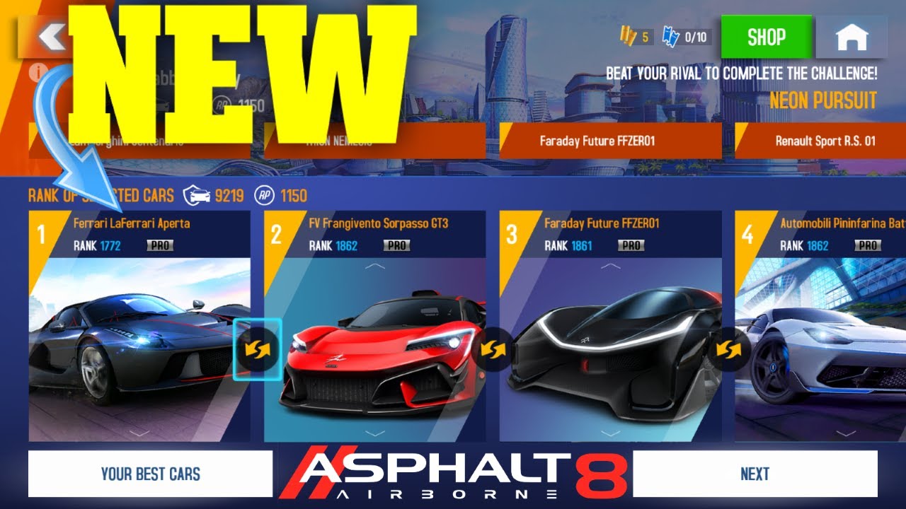gauntlet Challenge - Asphalt 8 Airborne: Ferrari LaFerrari Aperta close Winsepic